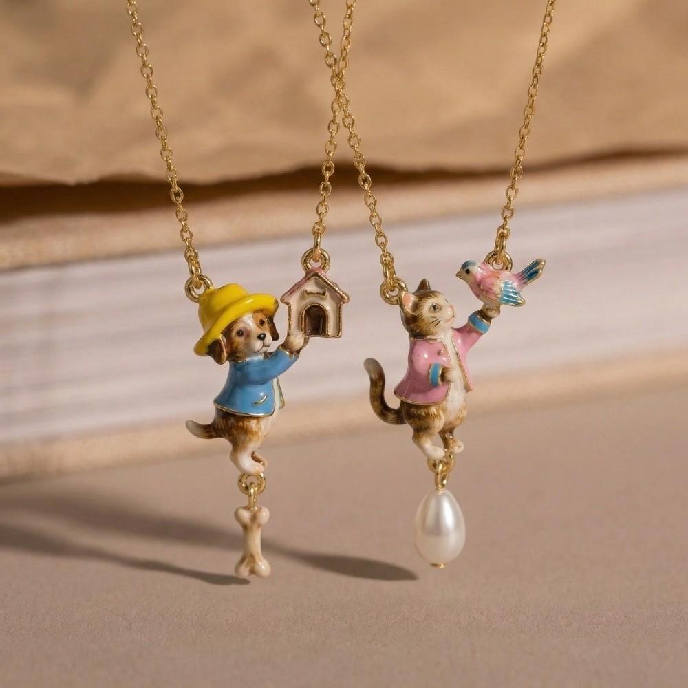 Dangle Design Copper Pendant Necklace Copper Fairy Tale Pendant Necklace Gifts for Girls