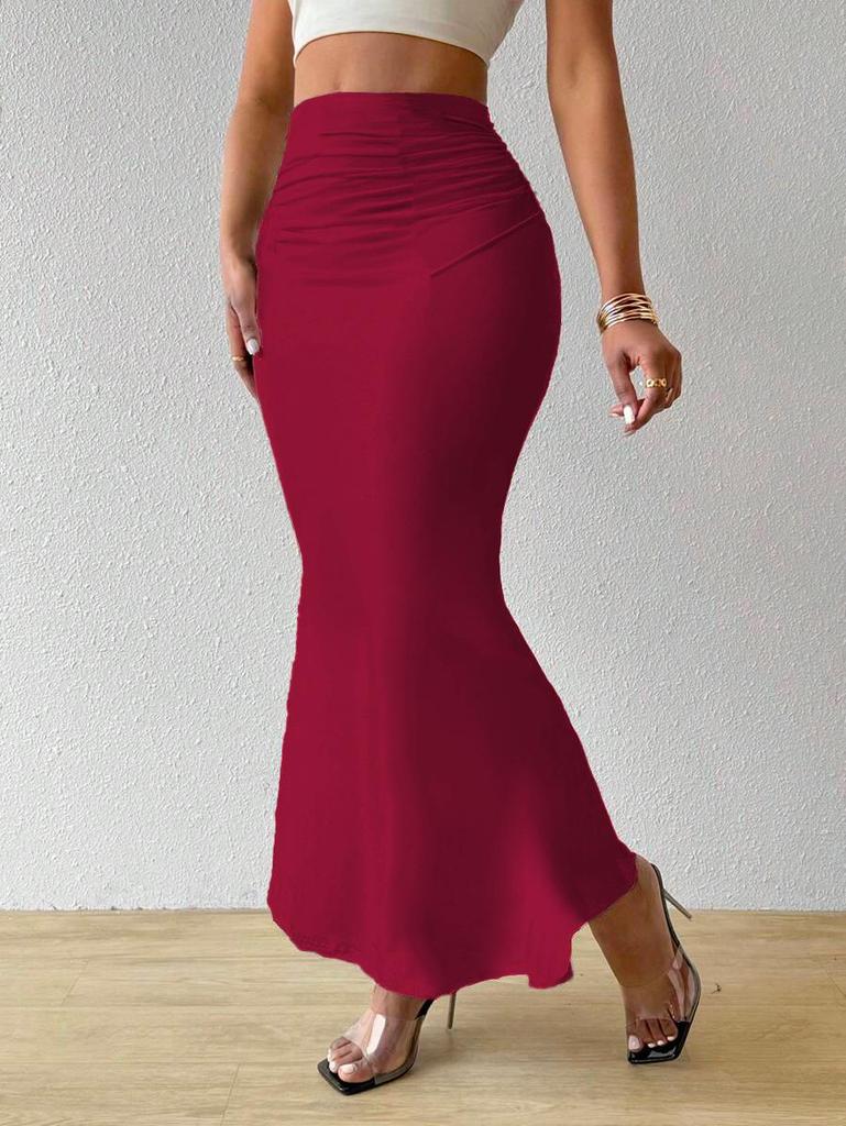 Women's Zebra Print High Waist Bodycon Fishtail Midi Skirt - European & American Fashion 2025