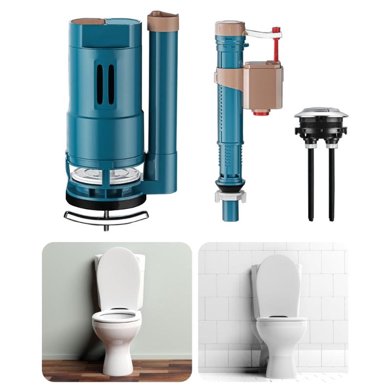 Toilet Tanks Fill Valves Replacement Set Toilet Inlet and Outlet Valves Toilet Double Flush Fill Water Tanks Fittings