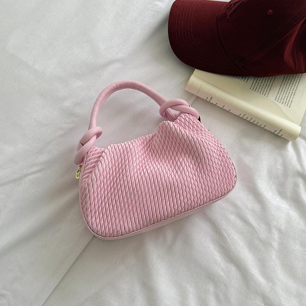 Handmade Woven Bag, Bucket Bag, Crossbody Bag for The Armpit, Commuter Shoulder Bag, Large Capacity Crossbody Bag