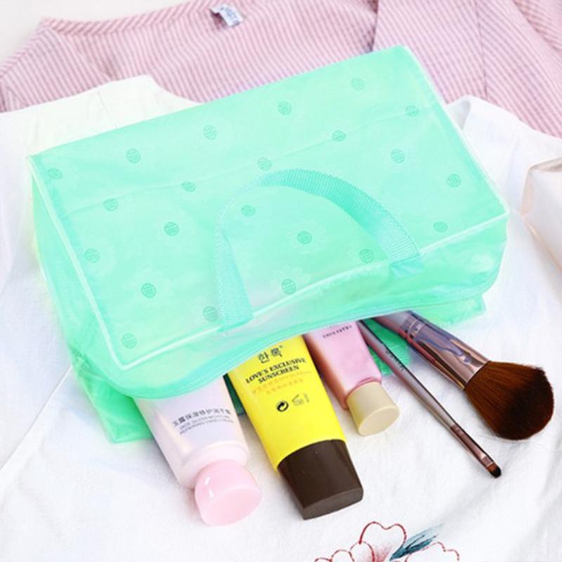 Large Capacity Floral Waterproof Makeup Bag Toiletries And Shower Supplies Storage Bag