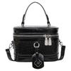 Woven Single Texture Shoulder Crossbody Bag Solid Color Handbag Women Fashion