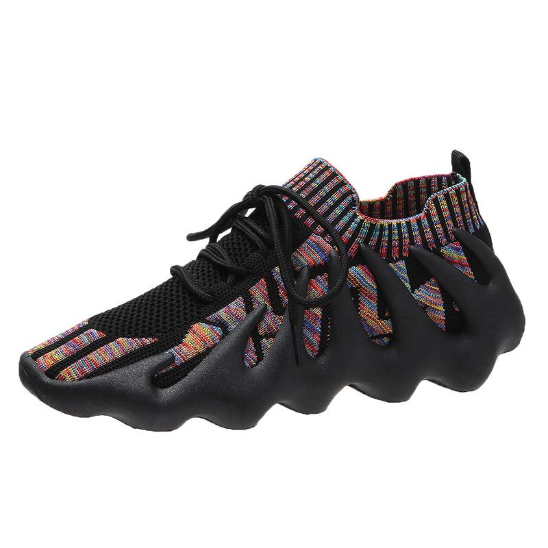 Octopus' new casual sneakers, running shoes, breathable spring and autumn fly knitted shoes, ins light trendy shoes