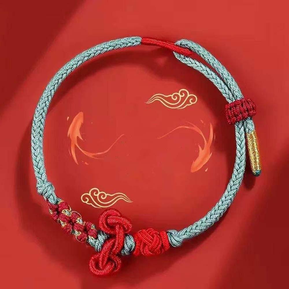 Personality Wenchang Knot Wrist Rope Fortunate Ornaments Chinese Knot Bangle  Women