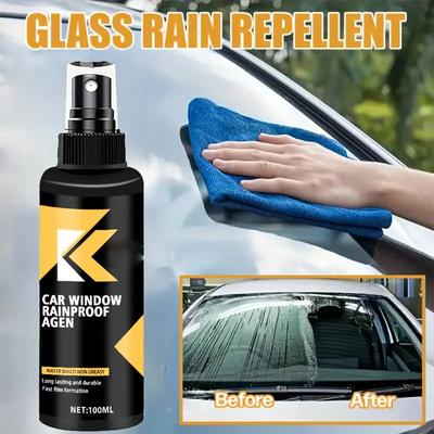 Car Glass Rain Spray Water-resistant Separation Coating Car Windshield And Window Waterproof  Liquid(100ml)