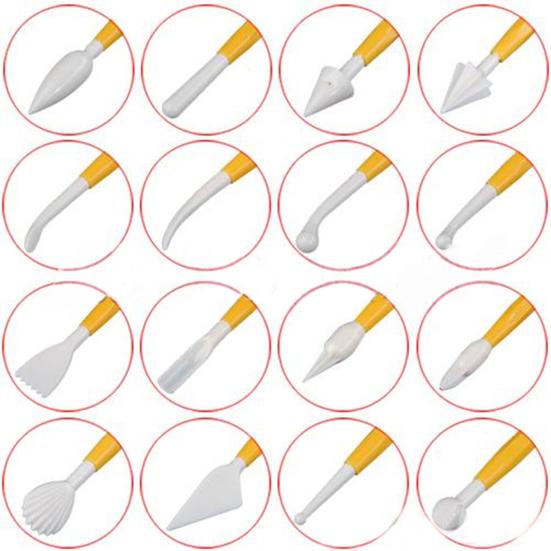 8 buc. stilou pentru fondant cu flori, ușor pentru matriță de ciocolată, culoare solidă, model bricolaj, pix pentru tăiere fondant, simplu, dublu, de calitate alimentară