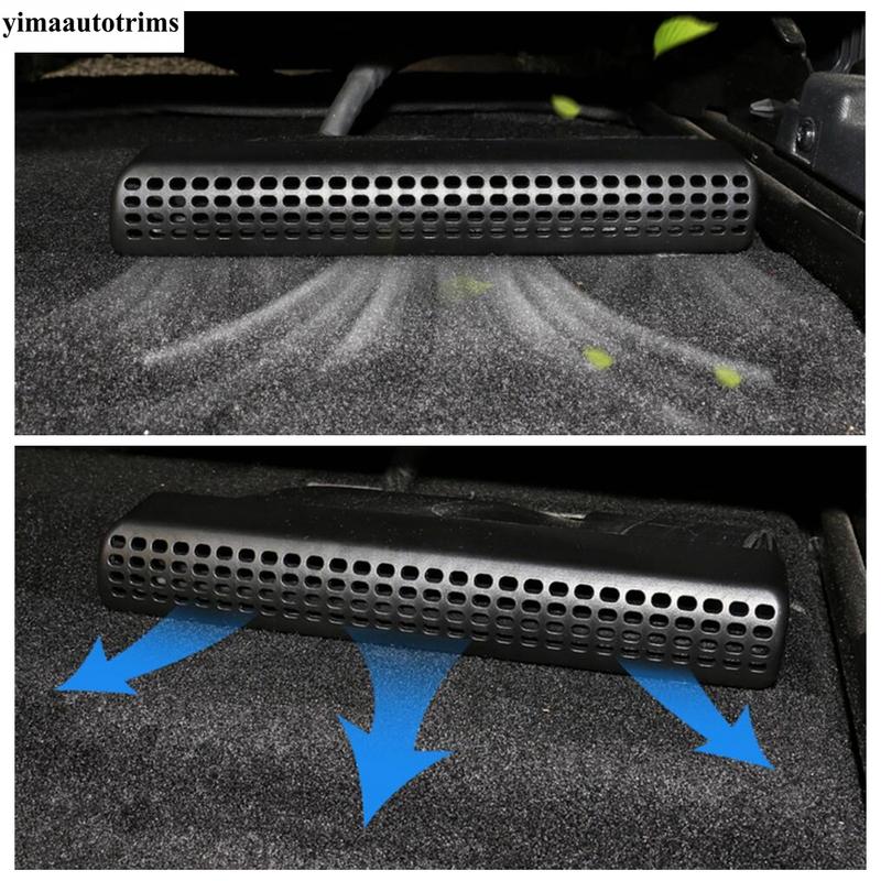 Seat Under Floor AC Air Vent Condition Outlet Dust Cover For Peugeot 3008 5008 GT 2017 - 2024 / Citroen C5 Aircross 2018 - 2024