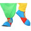 Červeno-modré klaunské boty - ATOSA - 36 cm - pro dospělé - ideální na tematické večírky a karneval