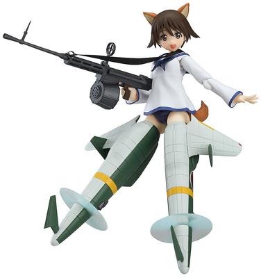 Figma Strike Witches the Movie Yoshika Miyafuji Shinden malovaná pohyblivá figurka ver.. ABS&PVC bez vodního kamene