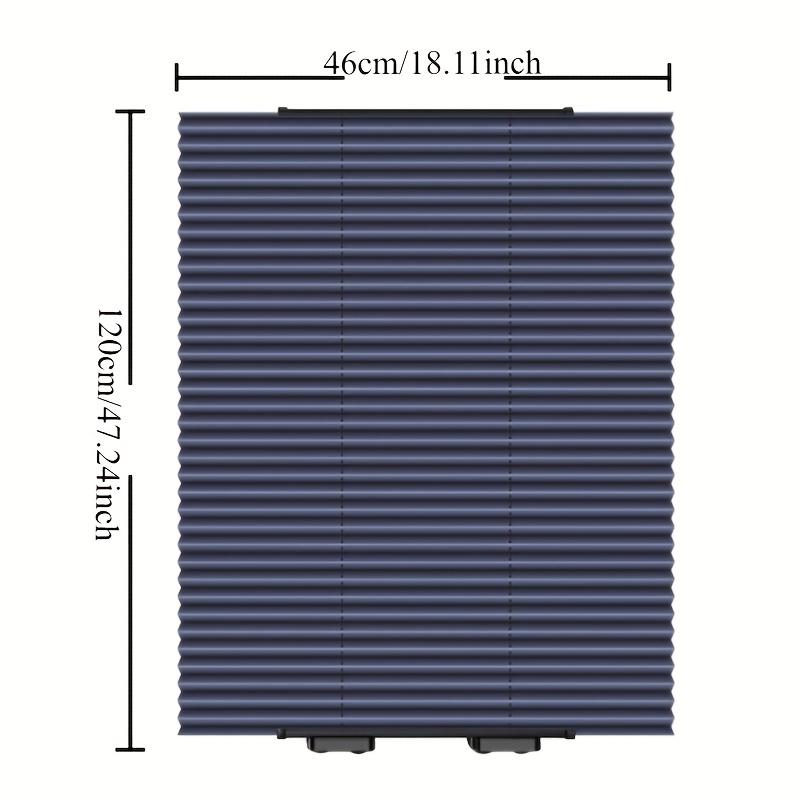 Retractable Car Sunshade, Auto Front Windshield Sun Shade, Blocks UV Rays and Heat, Universal Fit