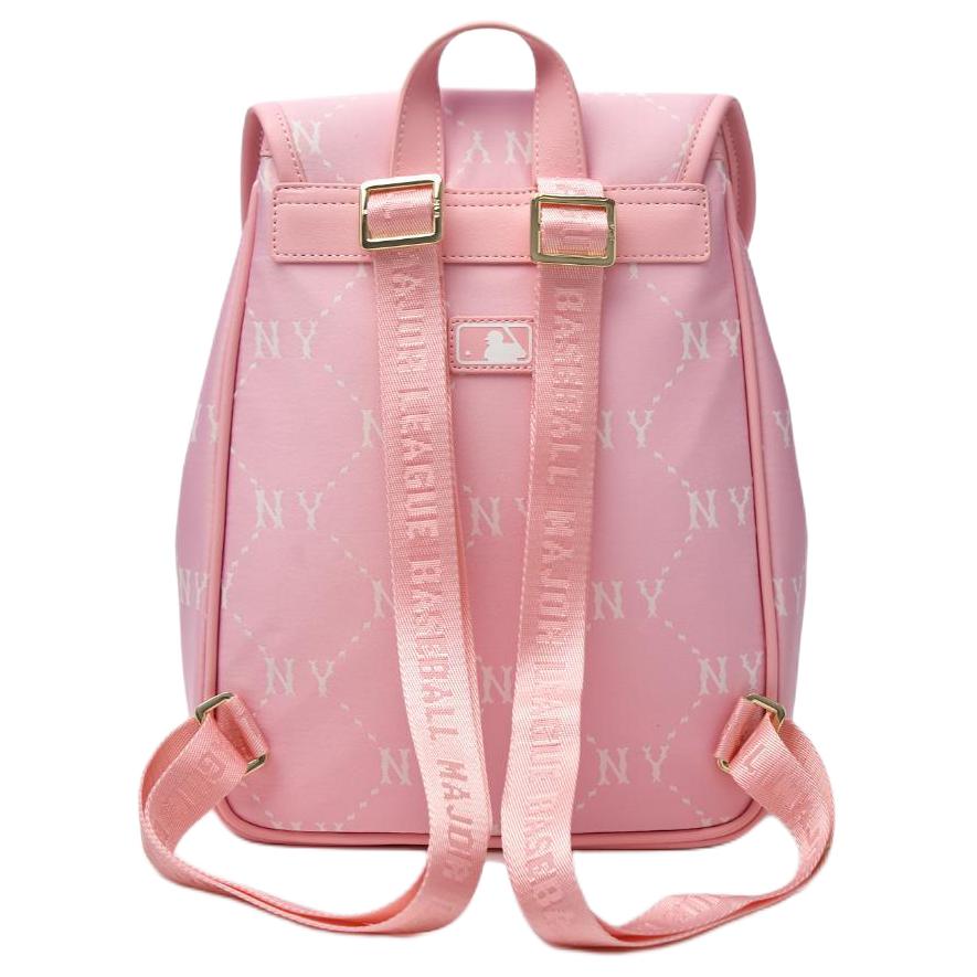 New MLB Polyester Backpack Women's Pink 7ABKMD45N-50PKL