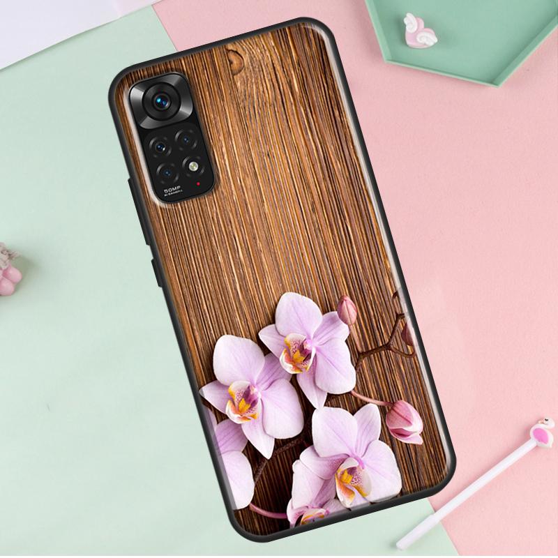 Orchid Flowers Colorful For Redmi Note 12 Pro Plus Cover For Redmi Note 10 8 9 11 Pro 12S 11S 10S 9S 9C 10C 12C Case