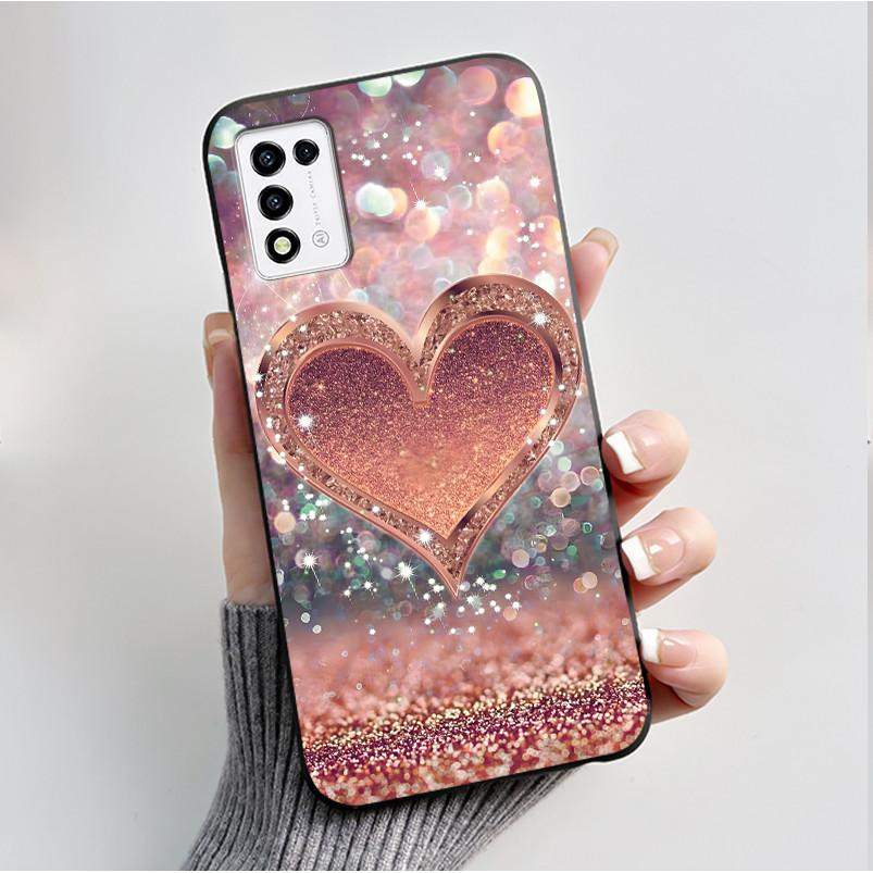 Phone Case For ZTE Libero 5G III A202ZT / Libero 5G II A103ZT Casing Fashion Butterfly Flower Black Soft TPU Case Silicone Cover