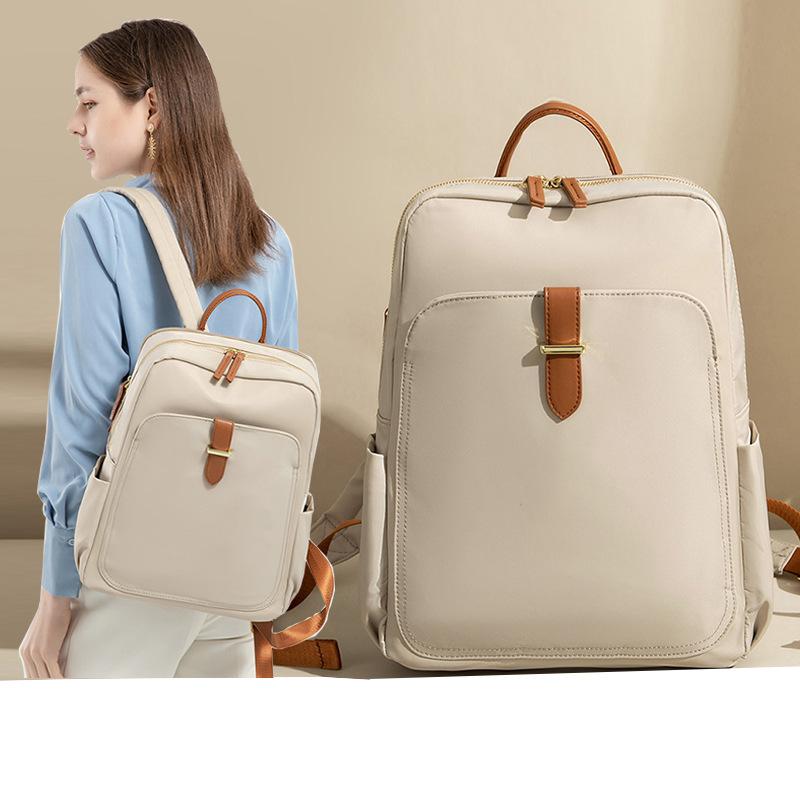 Spring and Summer New Simple Trendy Large Capacity Oxford Cloth Backpack Travel Backpack