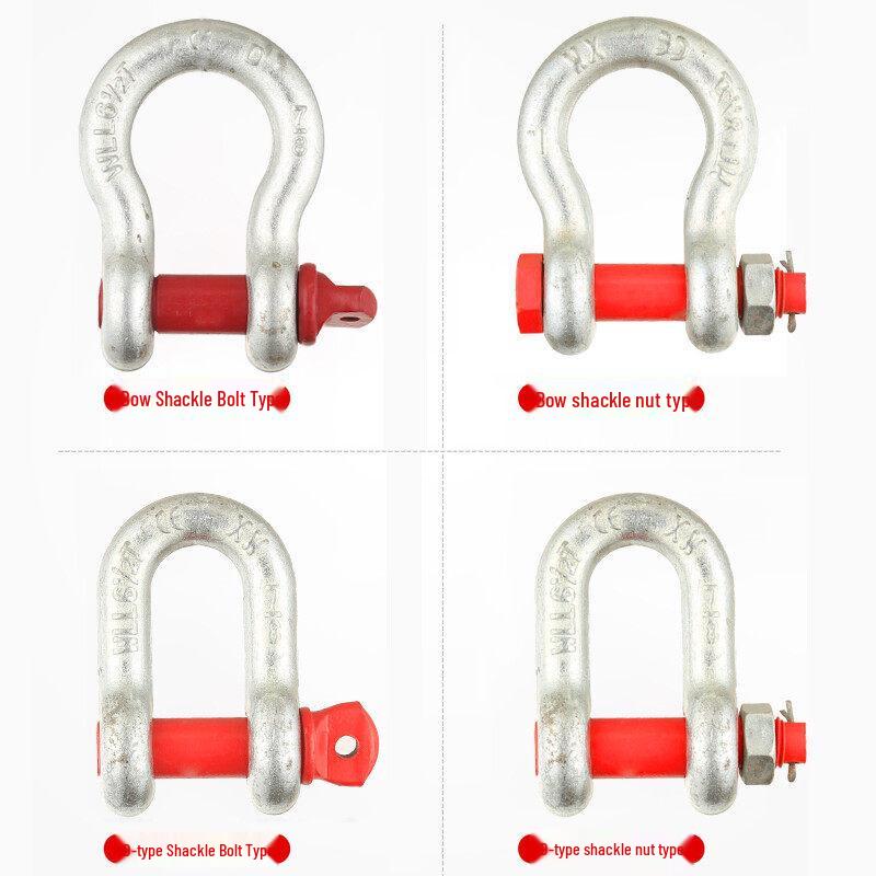 Guanhang 6.5 Ton Galvanized U-shaped Bow Shackle