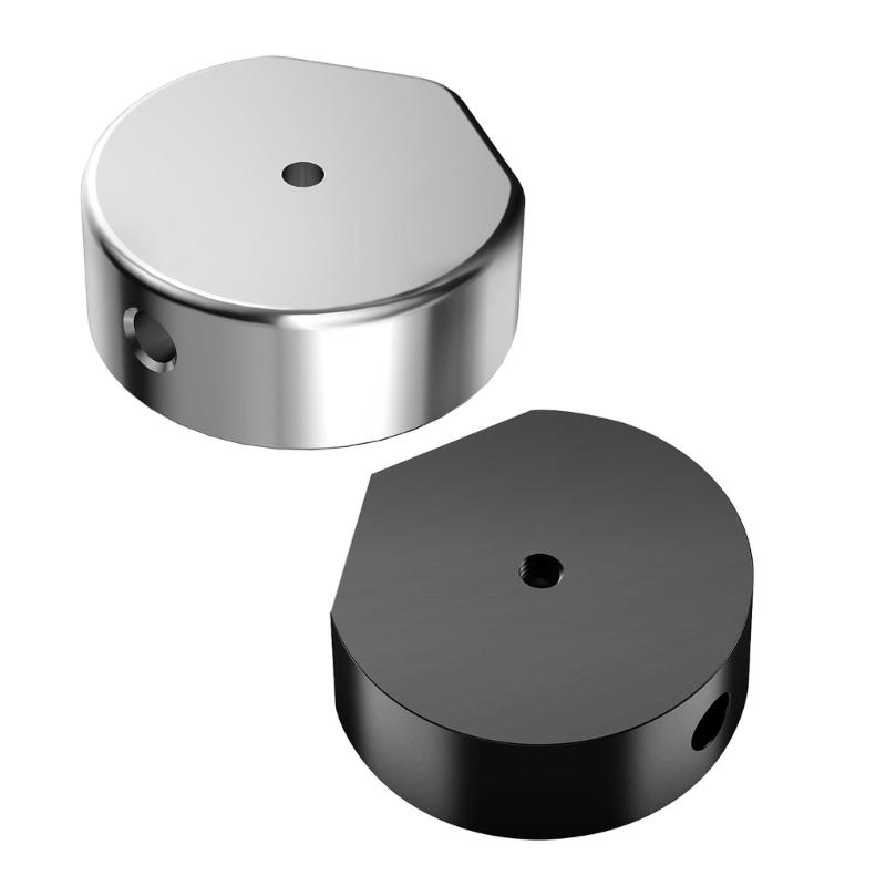 1/4 Screw Round Mount Adapter Aluminum Tripod 1/4 Screw Adapter Bracket Pipe 1/4 Screw Adapter