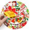 50pcs Christmas Stickers, Waterproof, Self Adhesive, for Water Bottles, Ipad, Skateboard, Luggage, Phone