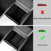 For Tesla Model Y Juniper/Launch 2025 Center Console Lower Layer Storage Box Organizer Tidying Interior Accessories Storage Tray