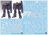 HG RG EG Robot MS Ensha Water Transfer Decals HG Psycho Gundam Fluorescent!! 1/144 Detail-Up (for 1/144 Mk-II) [Used]