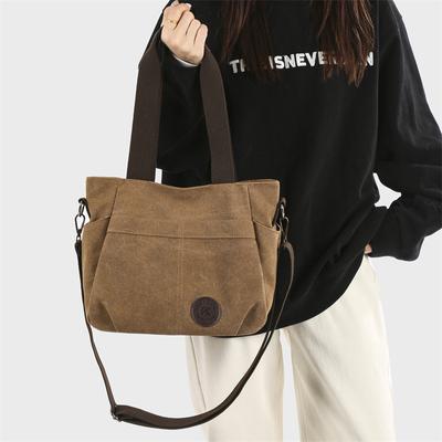 Women's Large Capacity Canvas Handbag Shoulder Bag Crossbody Bag