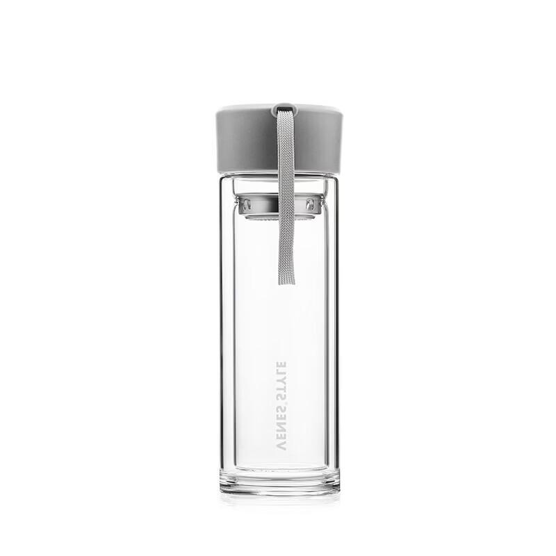 VENES Double Wall Portable Glass Bottle