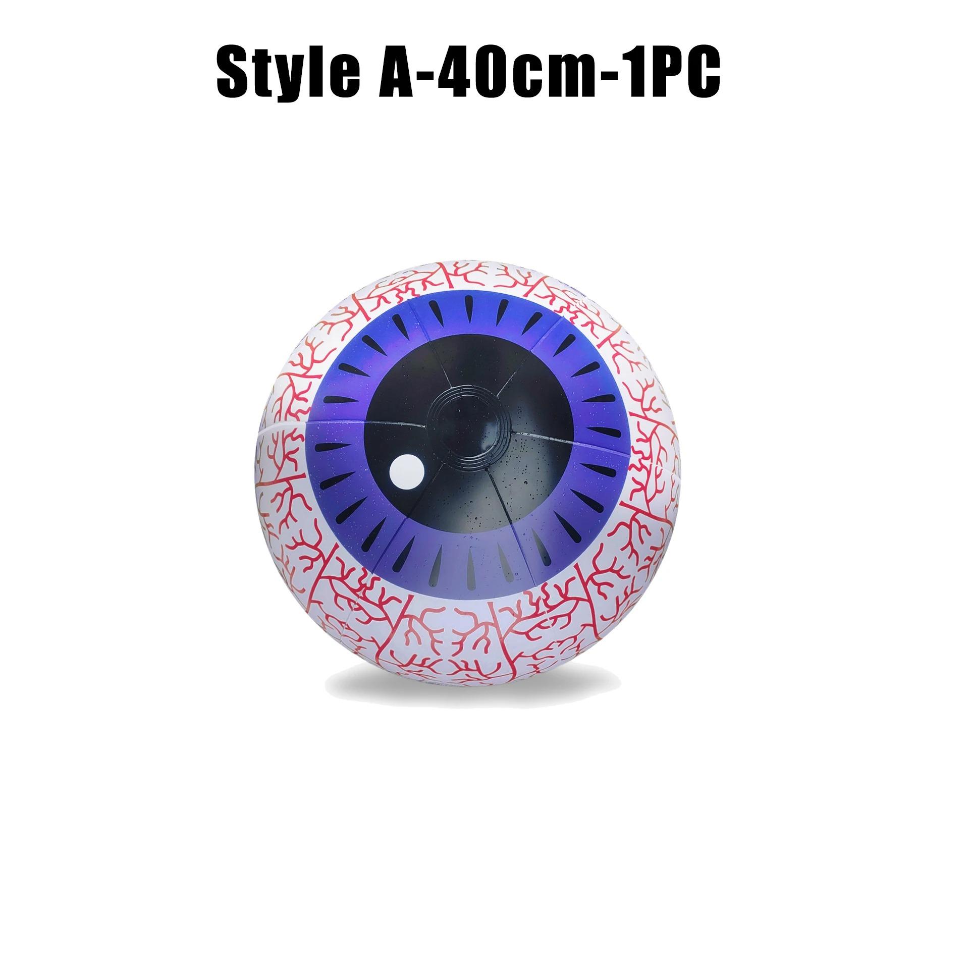 

Giant Inflatable Eye Balls Halloween Decorations LED Light Up Bloodcharge Eyeballs Decor for Scary Tree Ornaments Party Decor as shown