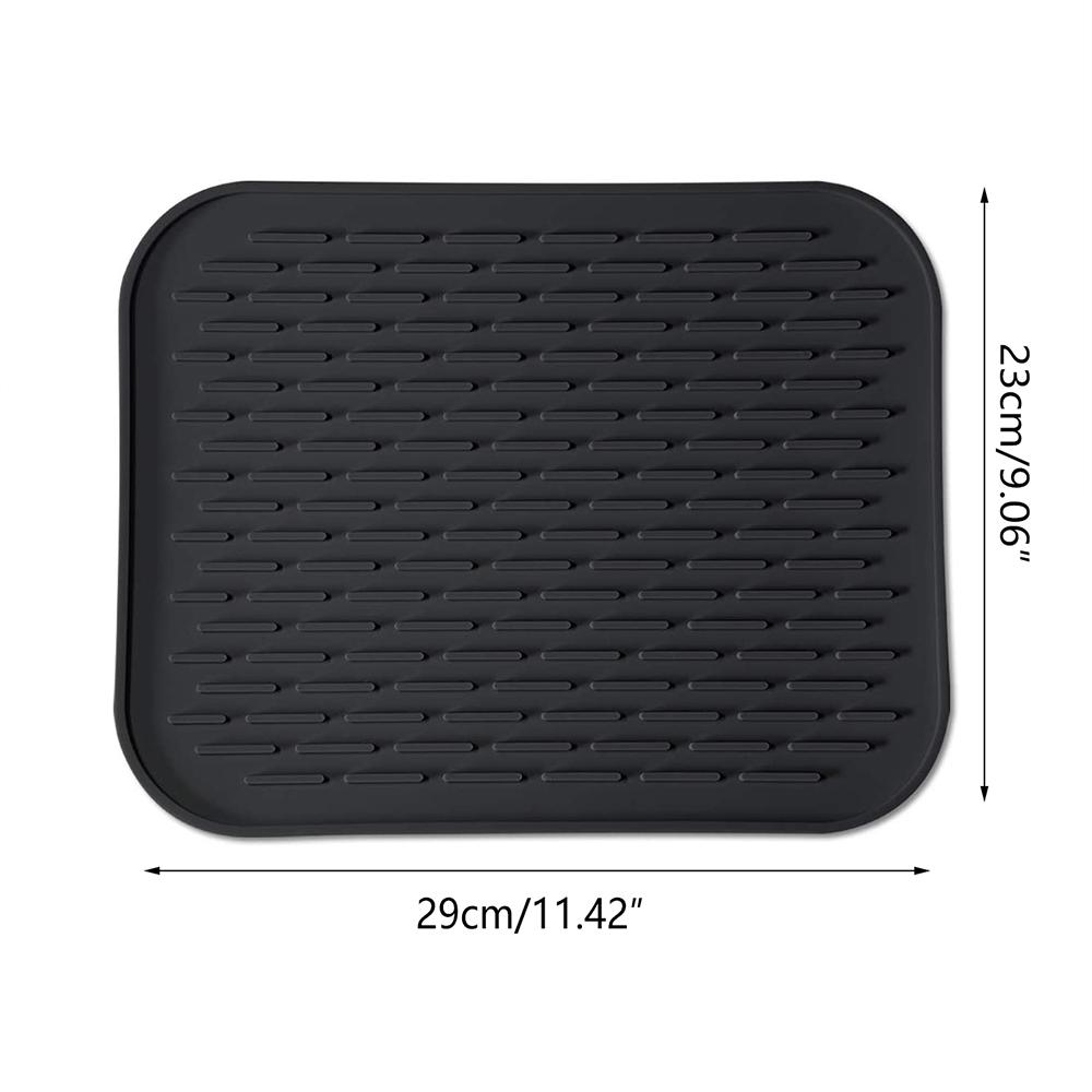 

Силиконовый коврик для слива, доска, коврик для сушки мисок и посуды, сушилка для раковины, большая термостойкая подставка на стол, кухонные аксессуары для столешницы as picture shown