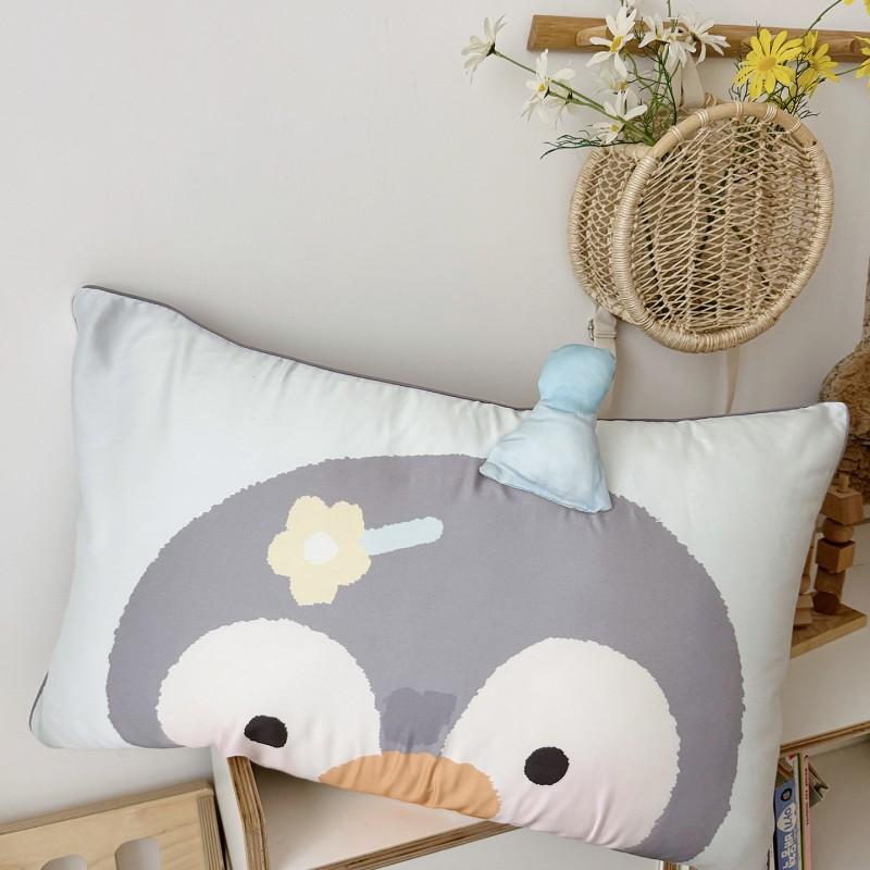 60S Tencel Lyocell Pillowcase Kids Adults 30x50cm Single Or 48x74cm Pair Soft Breathable Bedding Cover Ins Style Printed