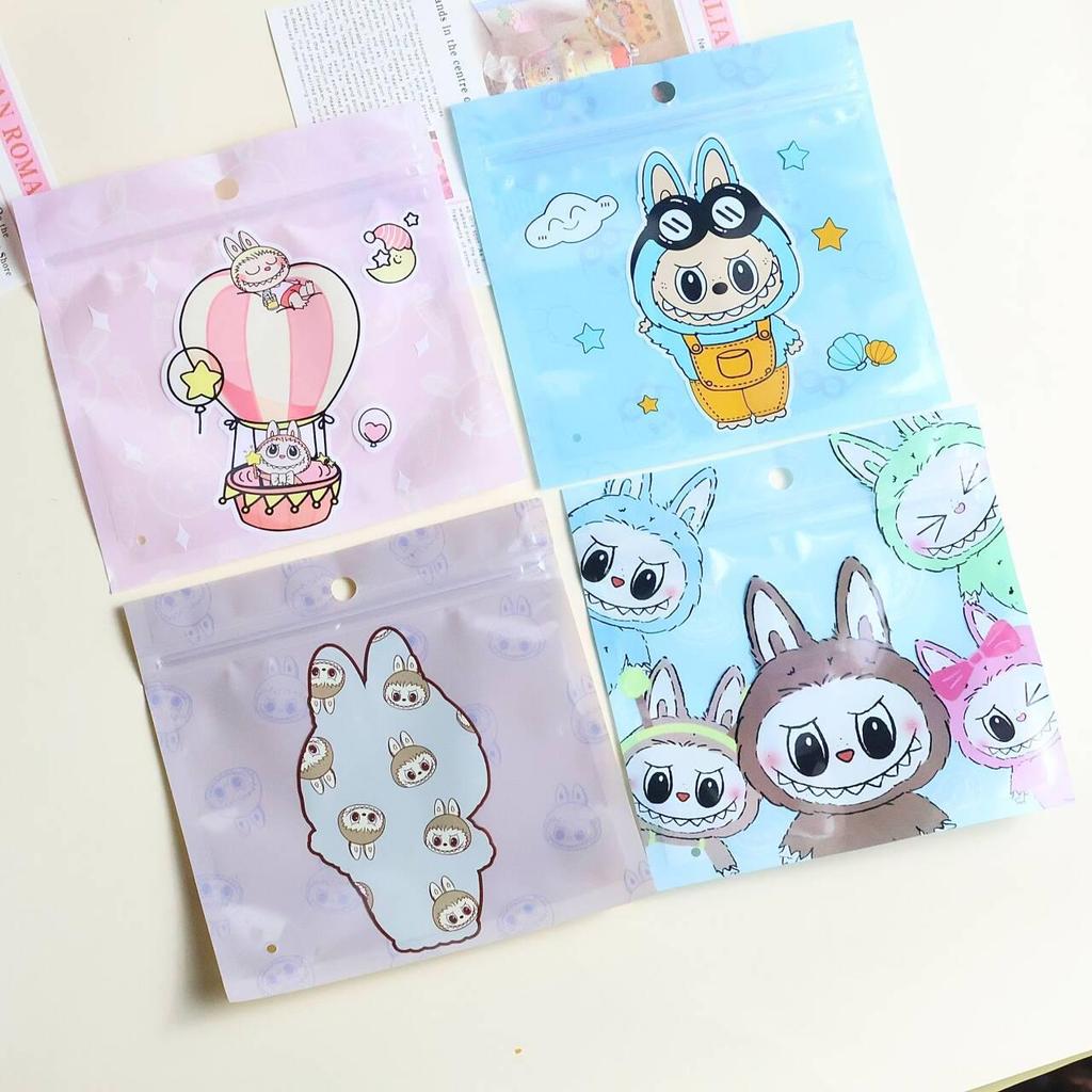 Милий мультяшний прозорий самозаклеюваний пакет для зберігання ювелірних виробів та матеріалів