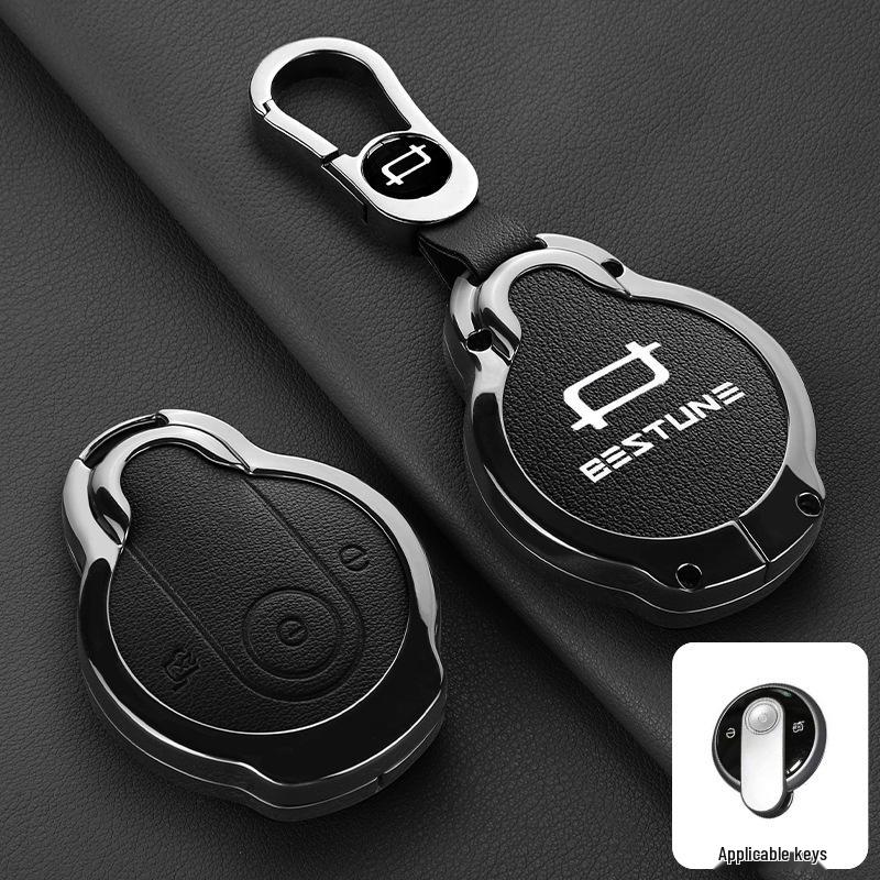 Cute Horse Key Cover for 2026 Bestune Pony - Yueyi 03/07 Metal Shell with Buckle