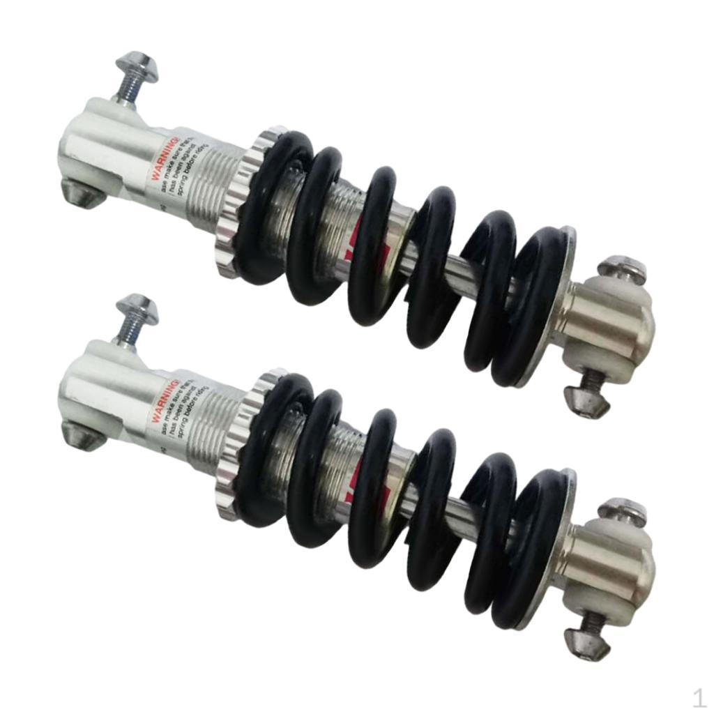 2x Bike Shock Absorbers Spring Lightweight Versatile Portable Parts Bicycle Rear