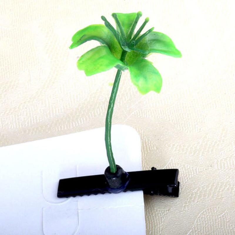 5ks Funny Plant Hairpin Flower Butterfly Sprout Sponky do vlasů pro děti, dívky, ženy
