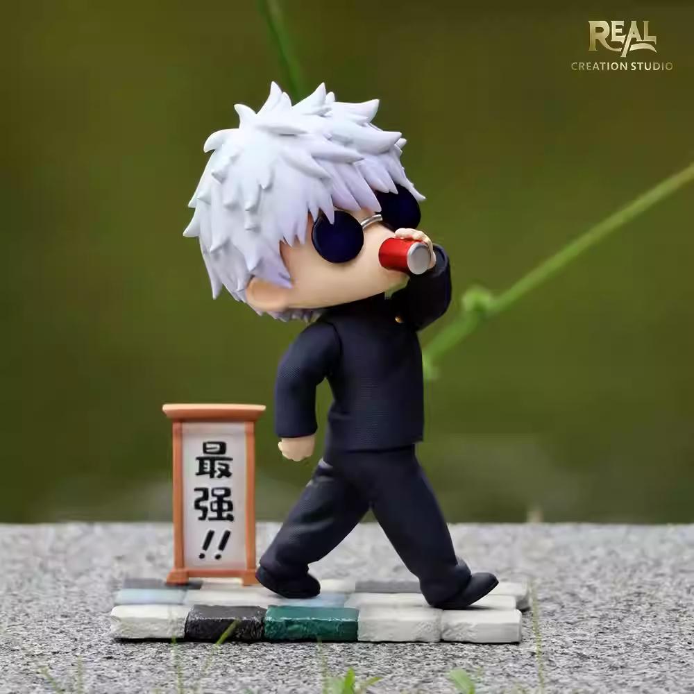 Jujutsu Kaisen Anime Figure Satoru Gojo Geto Suguru Action Figurine Q Version Pvc Statue Model Doll Toys Collection Decor Gift