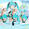 Hatsune Miku Plush Keychain - Cute Twirling Ponytail Fufu Doll, Anime Peripheral, Birthday Gift for Fans
