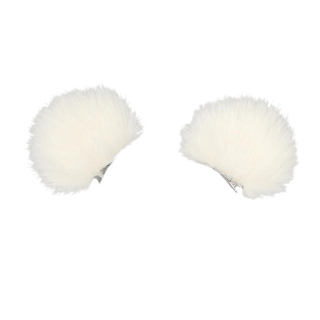 Japanese Anime Ear Hair Clip for Halloween Party Dressingup Maid Costume Props Hair Pin Music Festival Props Barrettes