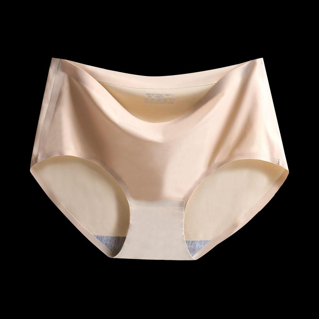 Nahtlose Damen-Eis-Seiden-Atmungsaktive Dreiecksunterwäsche mit mittlerer Taille - Stil 810