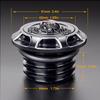 3D CNC Aluminum Motorcycle Tank Cover Fuel Gas Decorative Oil Cap for Harley Sportster XL 1200 883 X48 Dyna Touring Road King