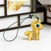 Year of the Horse Rainbow Wood Carving Pendant: Horse Zodiac Keychain & Phone Strap Ornament