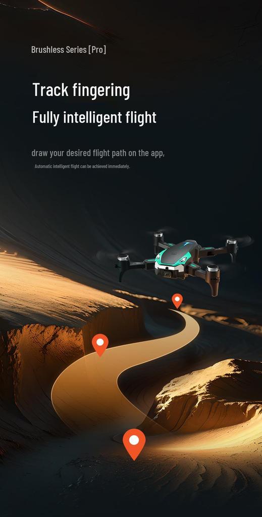 New HD Aerial Photography Drone: Smart Obstacle Avoidance, Brushless, Single/Dual Camera, Long Battery Life, Portable Remote Control