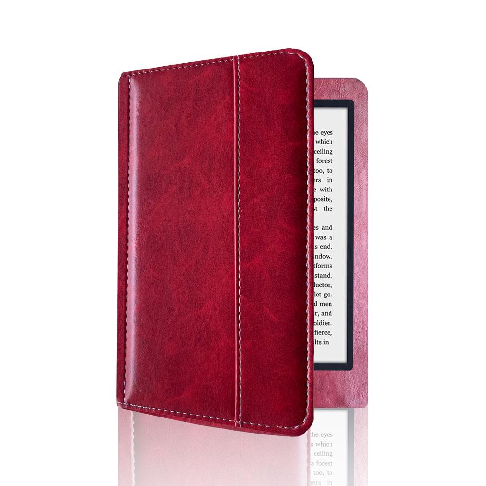 Kindle 499 Seventh Generation Leather Flip Cover: WP63GW Protective Case for Electronic Book