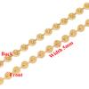 1 Meter Stainless Steel Gold Color 5mm Round Flower Chains Women Choker Necklace Making DIY Jewelry Making Accessories Supplies