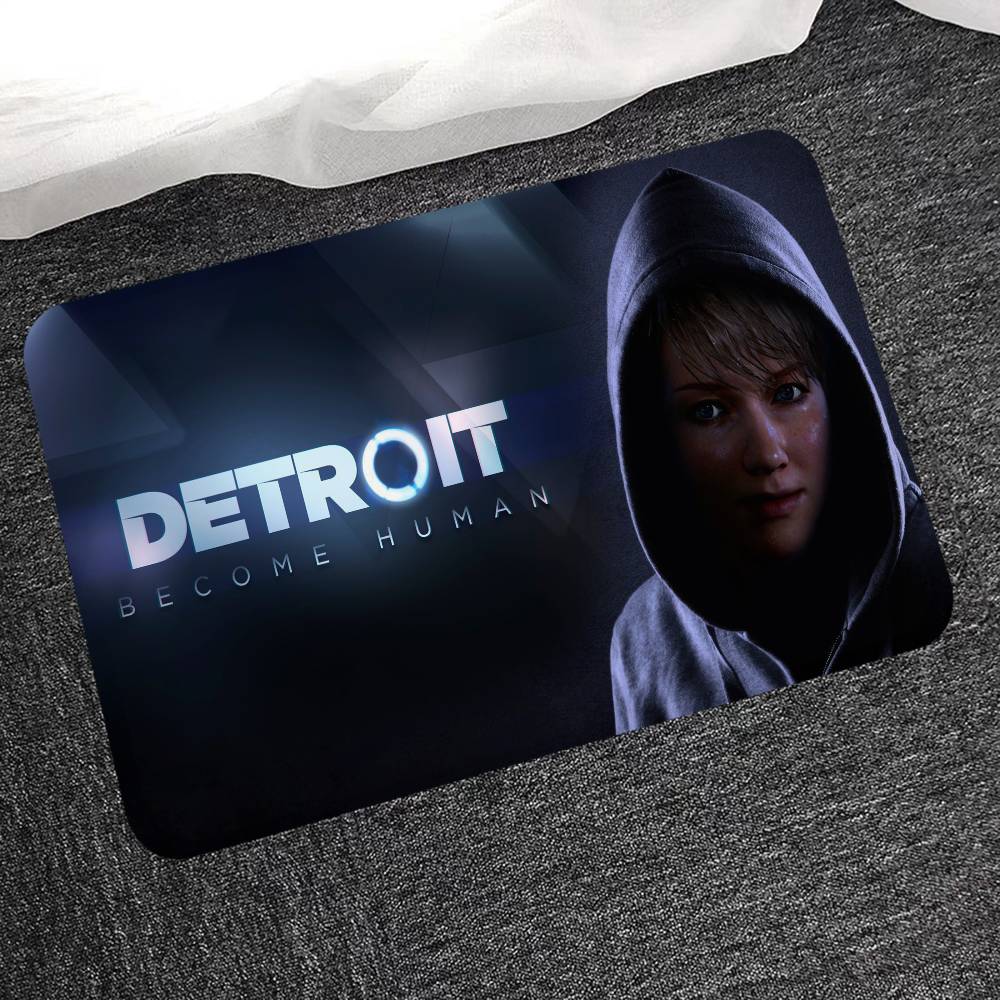 

Игровой коврик для пола D-Detroit Become Human в стиле INS, мягкий коврик для пола в спальню, для дома, для прачечной, противоскользящие бытовые ковры 40x60 cm