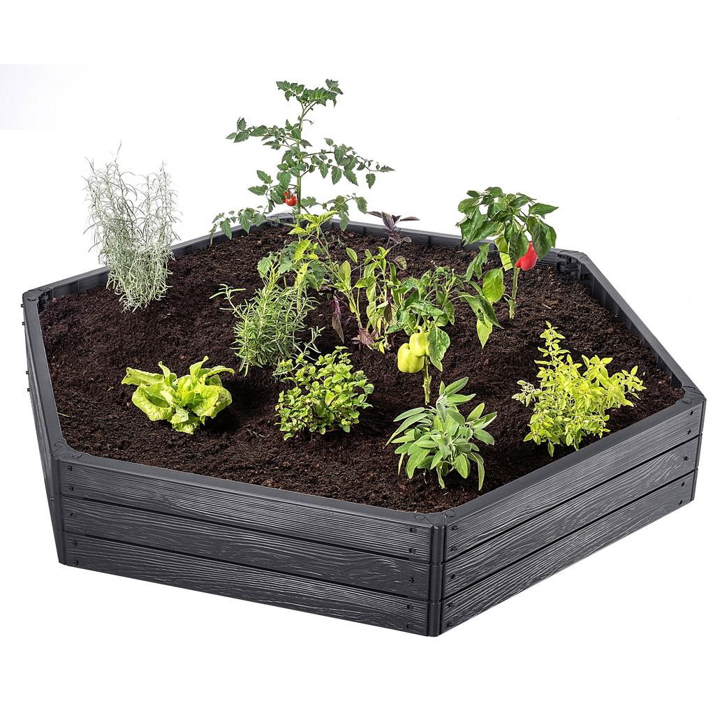 KADAX Warzywniak Podwyższona Grządka Skrzynia Ogrodowa Rabata 150x75cm