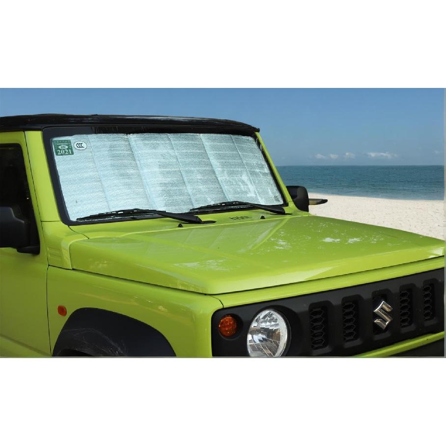 Thicken Windshield Sunshade for Suzuki Jimny JB64 JB74W 2019 2020 2021 2022 2023 2024 2025 UV Reflecting Foldable Front Windshield Sun Shade