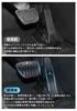 SUVVNE Aluminum Pedal Covers for Toyota Alphard 40 Series 2023 No Tools Custom Brake and Accelerator Interior Set Includes Japanese Instructions