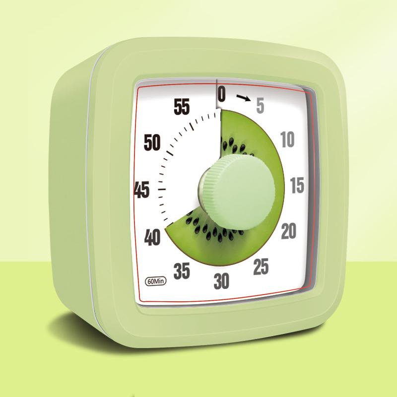 60 Minute Visual Timer Square Silent Countdown Clock For Kitchen Cooking Kids Study Classroom Office 5 Colors