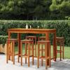 Day and Night - Day and Night Kitchen Bar Stools 6 Units Solid Acacia Wood