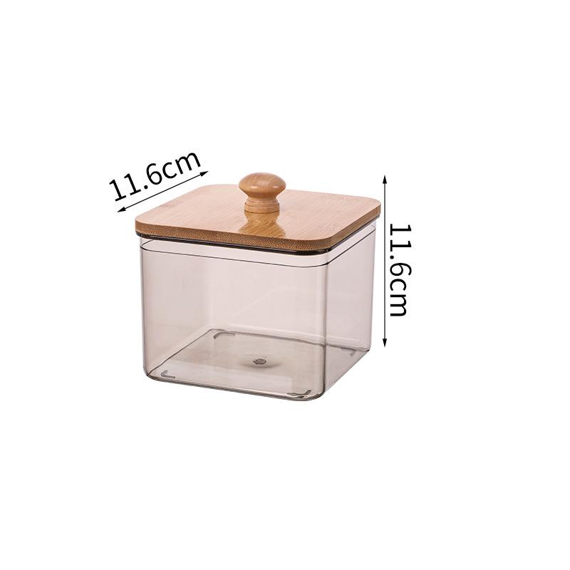 

1PC Laundry Room Organizing and Storage Box with Bamboo Cover Laundry Detergent Storage Box Home Living Room Coffee Table