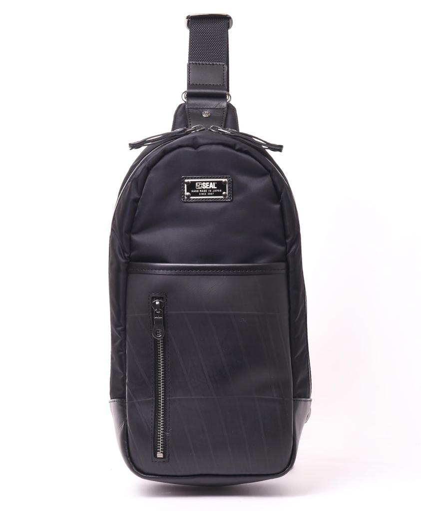 [Seal] MA-1 Model One-Shoulder Bag for Men, Crossbody Bag, Motorcycle Bag, FS-008BK