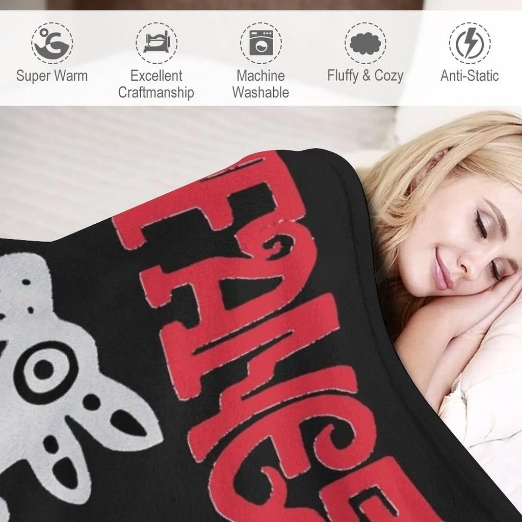 Caifanes Music Band Logo Classic T-Shirt Throw Blanket Thermal Blankets For Travel For Sofa Thin Sofa Blanket Cute Blanket Plaid